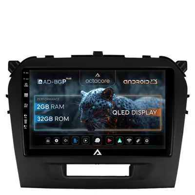 Navigatie Suzuki Vitara (2015+), Android, P-Octacore 2GB RAM + 32GB ROM, 9 Inch - AD-BGP9002+AD-BGRKIT299
