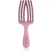Olivia Garden Club The Nomad Detangling&Shine Fingerbrush perie de tip paletă pentru păr Pink 1 buc