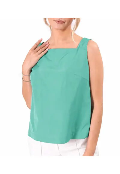 Bluza eleganta din tafta usoara BT6-T7T - Turcoaz