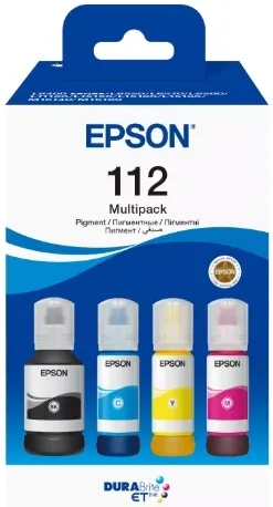 Recipiente de cerneală Epson - 112 EcoTank, pentru Epson EcoTank, 4 culori