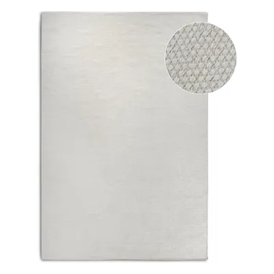 Covor crem țesut manual din amestesc de lână 60x90 cm Pradesh Natural White – Elle Decoration