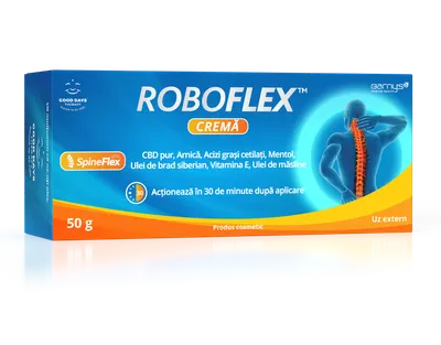Crema pentru articulatii si sistemul osos Roboflex, 50g, Good Days Therapy