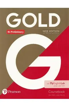 Gold New Edition B1 Preliminary Coursebook With MyEnglishLab Pack