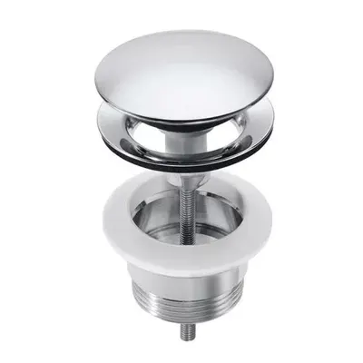 Ventil lavoar/bideu Roca A505401000, universal, push to open, Crom