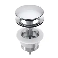 Ventil lavoar/bideu Roca A505401000, universal, push to open, Crom