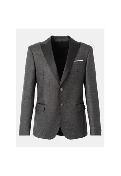 Sacou barbati - 303583156 - Poliester/Viscoza/Lana - Gri - Gri