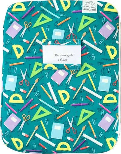 Dosar textil pentru manuale Anegami - Matematică