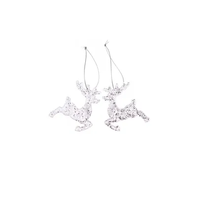 Ornamente de Crăciun 2 buc. din plastic 7 cm – Dakls