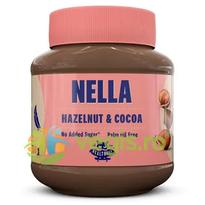 Crema Tartinabila cu Alune de Padure fara Zahar Nella 350g