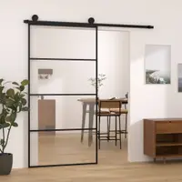 Gossi usa glisanta cu set feronerie 102,5x205 cm sticla esg/aluminiu