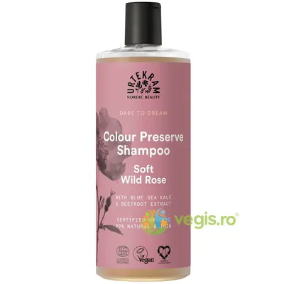 Sampon pentru Par Vopsit cu Trandafir Salbatic Bio 500ml