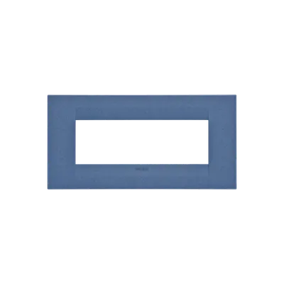 Ornament Geo - in Varnished Technopolymer - 6 Module- Sea Blu - Chorus