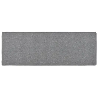 vidaXL Covor traversă, gri închis, 80x250 cm