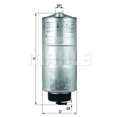 Filtru combustibil MAHLE ORIGINAL KL 39