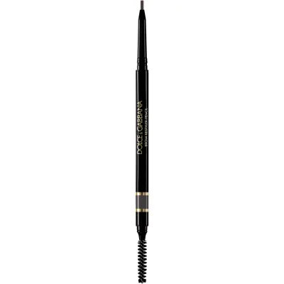 Dolce&Gabbana Classic Brow Restyler Pencil creion pentru sprancene cu pensula culoare 05 Soft Brown Black - Cool Medium Grey Brown 0.09 g