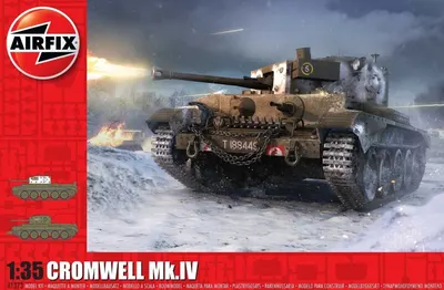 Model asamblat Airfix Militar : Tancuri - British tank Cromwell Mk.IV