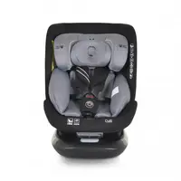 Scaun auto cu Isofix Cangaroo Quill I-size 40-150 cm Grey,Sezut rotativ 360 grade,Spatar reglabil 5 pozitii,Tetiera reglabila 15 pozitii,SIP-Protectie impact lateral,Top tether,Rear Facing pana la 105cm,Centuri de siguranta