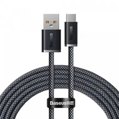 Cablu Date si Incarcare USB-A - USB-C Baseus Dynamic Series, 100W, 2m, Gri CALD000716