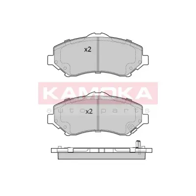 Set placute frana, frana disc KAMOKA JQ101274