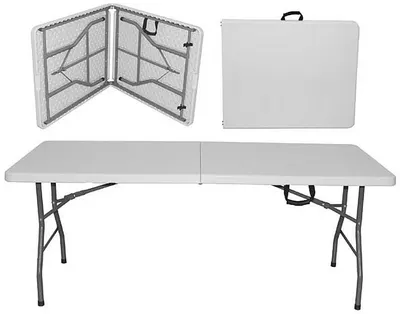 Masă pliabilă pentru catering Horecano - Dreptunghiulară, 180 x 76 cm
