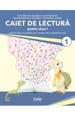 Caiet de lectura. Invat sa citesc cu prietenii mei, testoasa Titi si cameleonul Lola - Clasa 1