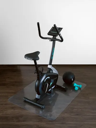 Covoraș de protecție pentru echipament de fitness 120x150 cm - Transparent