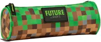 Penar oval școlar BackUp Future - Pixels, 1 fermoar