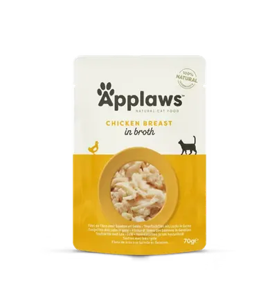 Applaws Chicken Breast in Broth, plic, 70 g