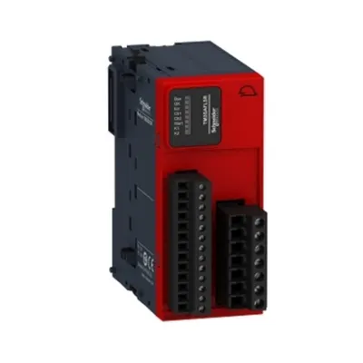 Modul de Siguranta pentru Plc Tm2Xx, 2 Functii Cat3, Borne cu surub