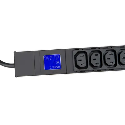 PDU IT Meter cu contor de energie,12xC13,19,1UH,aluminiu