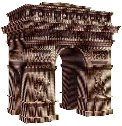 Puzzle 3D Cartonic din285 piese - Arcul de Triumf