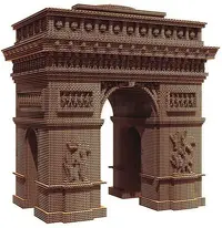 Puzzle 3D Cartonic din285 piese - Arcul de Triumf