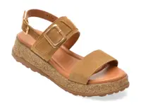 Sandale GRYXX bej, 5710, din piele intoarsa