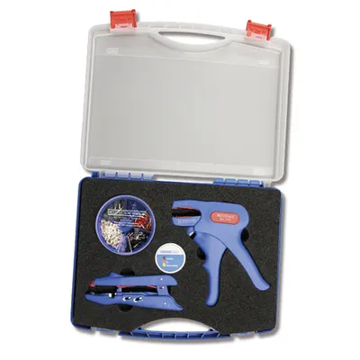 Profi-Crimp Set pentru dezizolare si sertizare, cu capete terminale incluse