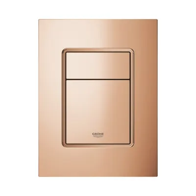 Placa de actionare Grohe Skate Cosmopolitan 37535DA0, marimea S, dubla actionare, 13 x 17.2 cm, verticala, lucios, Warm sunset