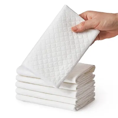 Set 10 aleze Beberoyal Premium 60x90 cm, impermeabile, absorbtie 2300 ml, fixare autoadeziva, 6 straturi