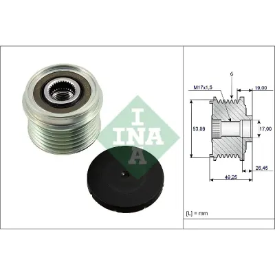 Sistem roata libera, generator INA 535 0233 10