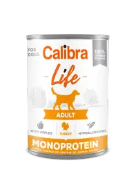 Hrana umeda caini, Calibra Dog Life Turkey with Apples, 400 g