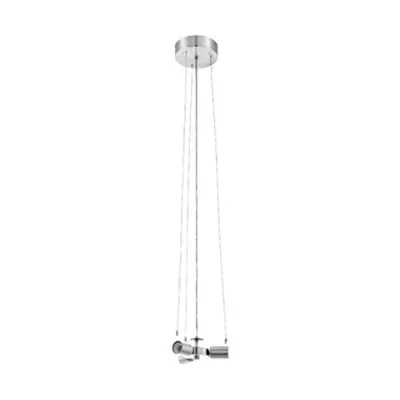 Pendant luminaire Pasteri Pro 3x60W nickel-matt IP20