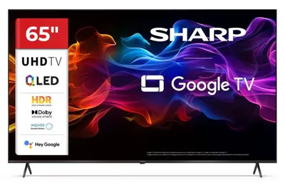 Smart televizor Sharp - Aquos 65HP5265E, 65'', QLED, 4K, AQUOS, HDR10, Dolby Atmos-Vision, 2x12W, negru
