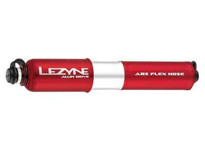 Lezyne Alloy Drive pompa manuală CNC Gloss Red S (170 mm)