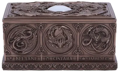 Cutie de depozitare Nemesis Now Gothic: Dragons - Dragons of the Sabbats (Anne Stokes), 14.5 cm