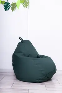 Fotoliu puf Bean bag verde XL fara husa interioara