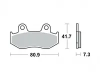 Placute frana MCB534