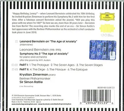 Leonard Bernstein: Symphony No. 2 "The Age of Anxiety"