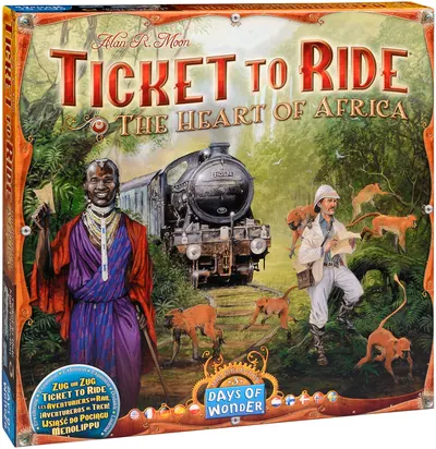 Extensie pentru jocul de societate Ticket to Ride - Heart of Africa