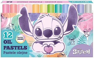 Pasteluri uleioase Cool Pack Disney - Stitch, 12 buc