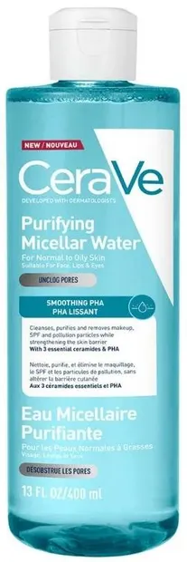 CeraVe Apă micelară pentru piele normală până la grasă, 400 ml