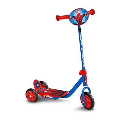 Trotineta Stamp Spiderman, cu 3 roti, ghidon reglabil, platforma antiderapanta