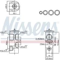Supapa expansiune climatizare potrivit HONDA CIVIC VIII; TOYOTA AURIS, COROLLA, RAV 4 III, RAV 4 IV 1.3H-3.5 09.05-09.19